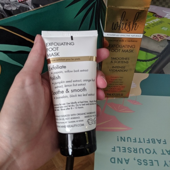 NWT Whish Exfoliating Foot Mask - Picture 6 of 7